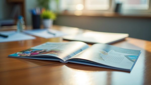 L'impression de brochures piquées pour une communication efficace